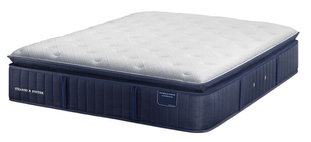 Stearns and Foster Lux Estate Plush Navy Blue